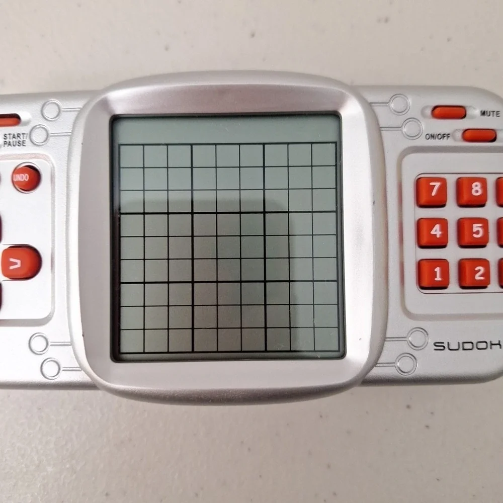 Vintage SUDOKU Electronic Handheld Game w/ Help and Hint Features TESTED